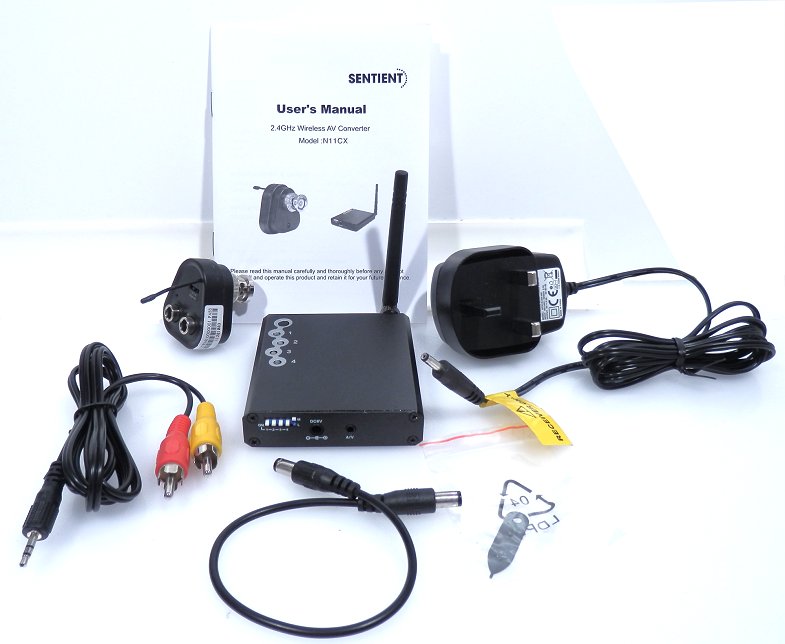 Box - Wireless CCTV Camera Converter - Convert Wired to Wireless, 12 Volts