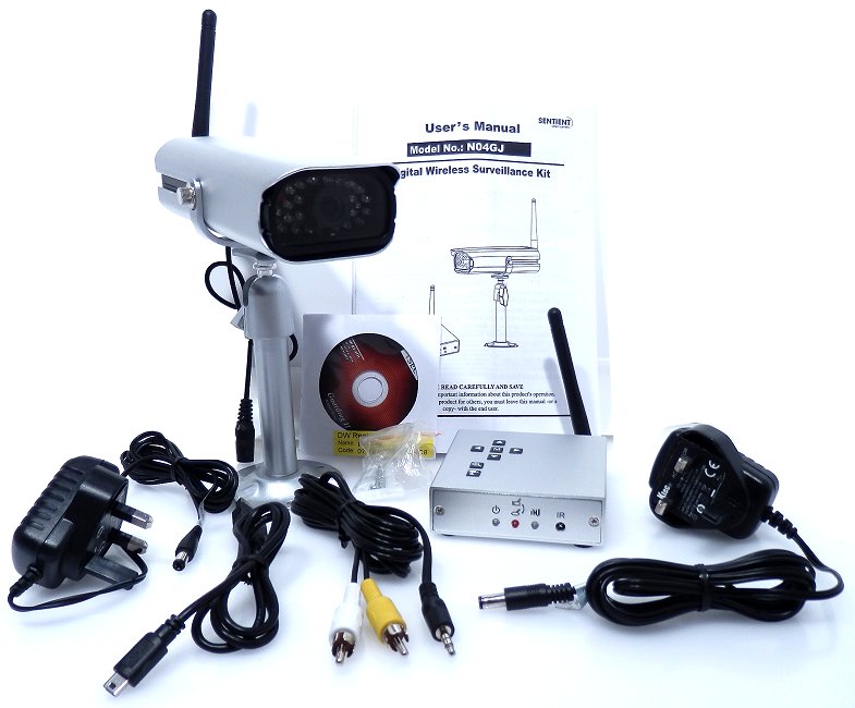 Box 450 TV line Colour DIGITAL Wireless Camera with Receiver & USB to PC
