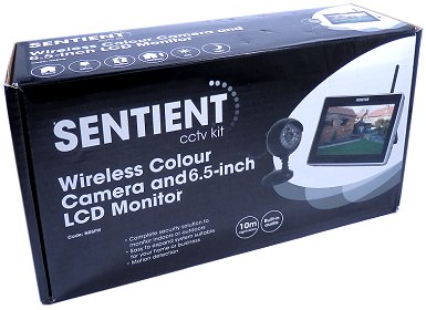 Box - Sentient 2.4GHz Wireless TFT CCTV Camera and LCD Monitor Kit N05FW