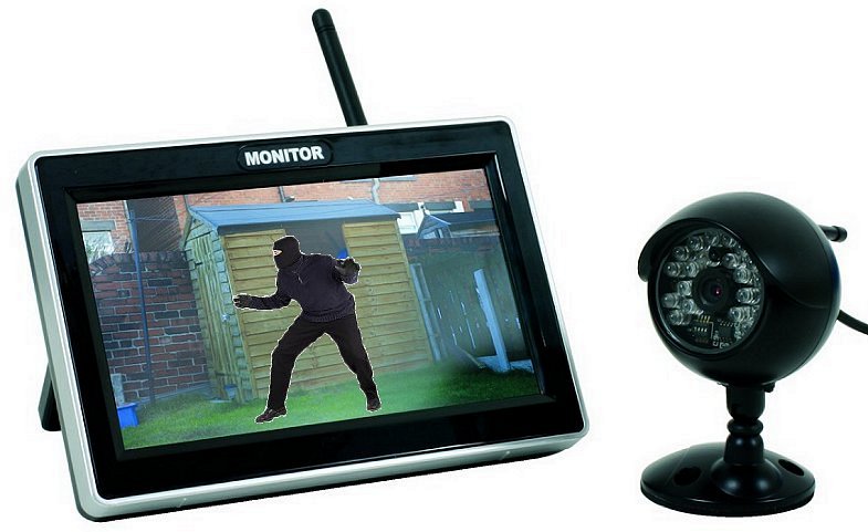 Sentient 2.4GHz Wireless TFT CCTV Camera and LCD Monitor Kit N05FW
