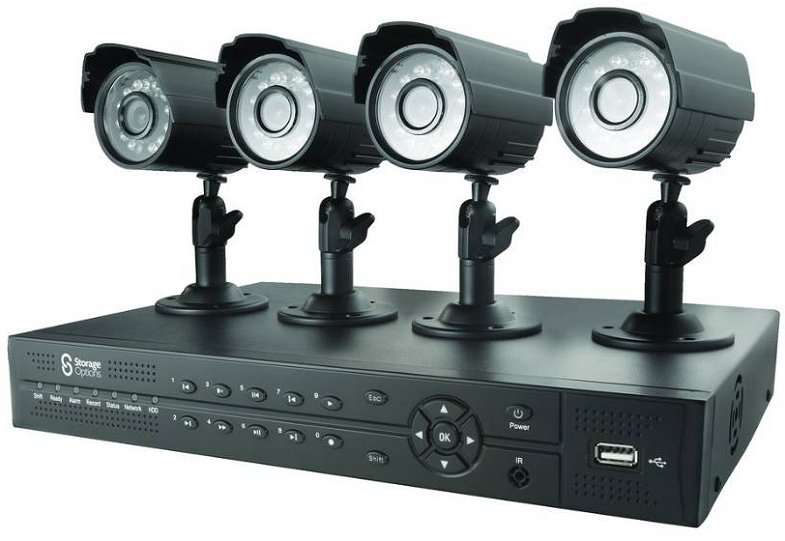Technical Data Storage Options 1Tb CCTV DVR 8 Channel with 4 Camera