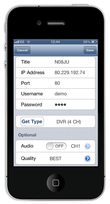 Avtech Eagle Eyes 500GB 4 CH H.264 Network CCTV DVR, 2x CCD Cameras, iPhone Viewing - Front