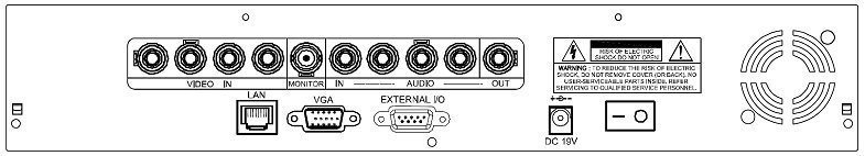 Avtech Eagle Eyes 500GB 4 CH H.264 Network CCTV DVR, 2x CCD Cameras, iPhone Viewing - Rear