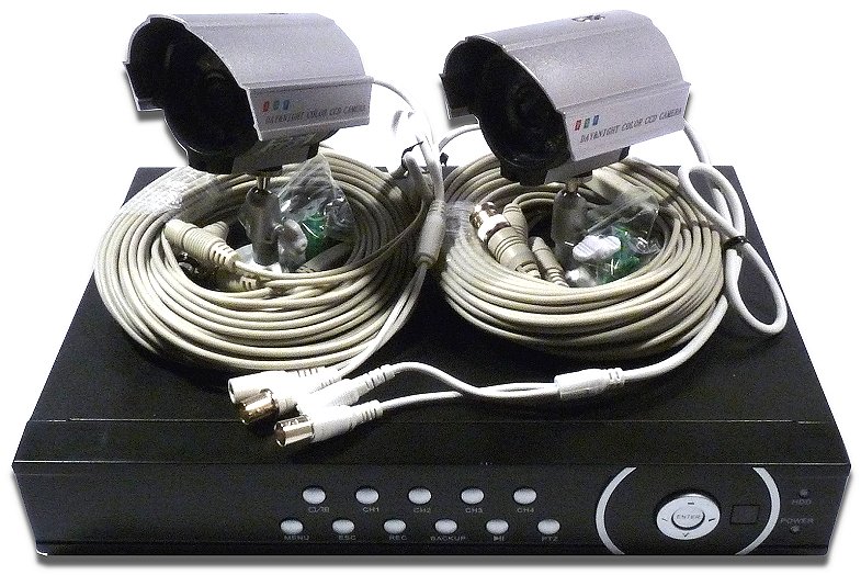 4 CH H.264 Network 250GB CCTV DVR iPhone Mobile Access, Features: iPhone/Mobile Viewing, Network, 100Fps, 4 Channel Audio & Video