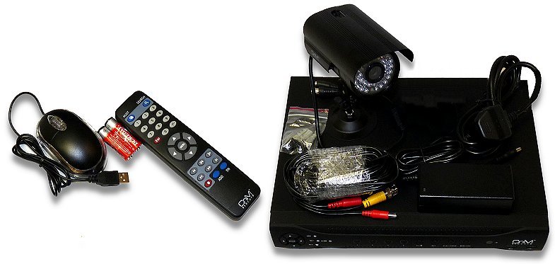 Kit wit remote - Sentient 4 CH Network CCTV DVR kit and Camera iPhone Smartphone Viewing