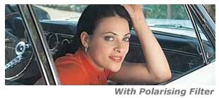 With Polarising Filter