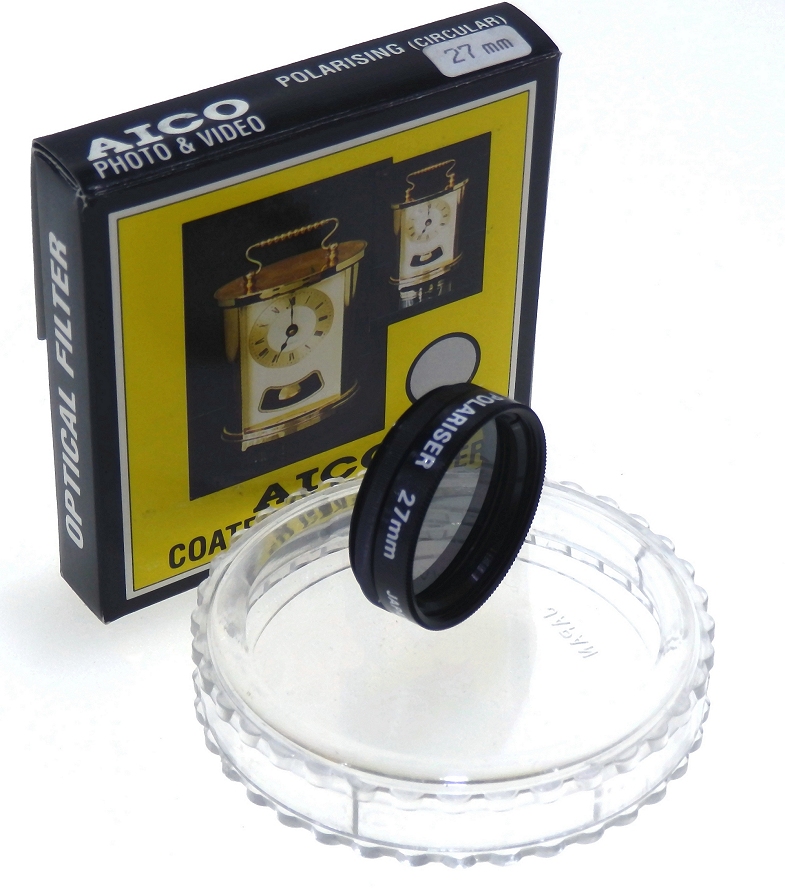 Kit - 27mm Video Camera Polarising (Circular) Lens Filter General Use