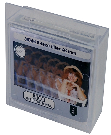 46mm Video Camera 6 face Linear Mirage Special Effect Lens Filter