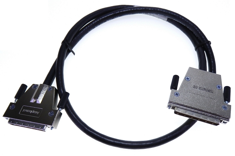 Picture - Terminated External SCSI Cable Mini 68 male to Mini 68 Pin Male - 1.0 Meter