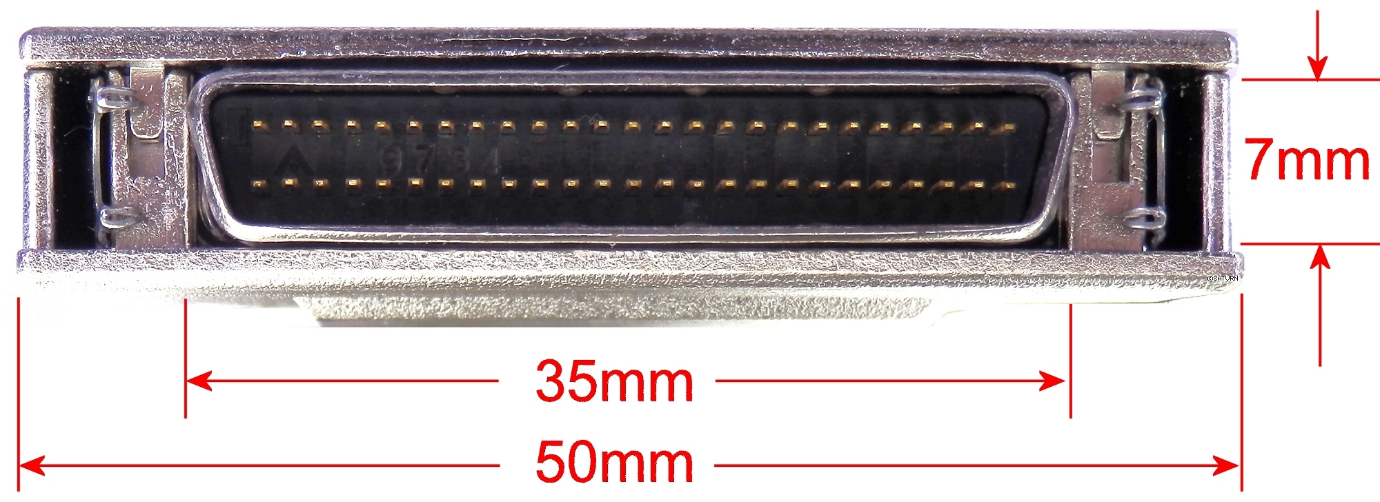 Technical Data External SCSI Cable Mini 50 to Mini 50 Pin 1.0 Meter