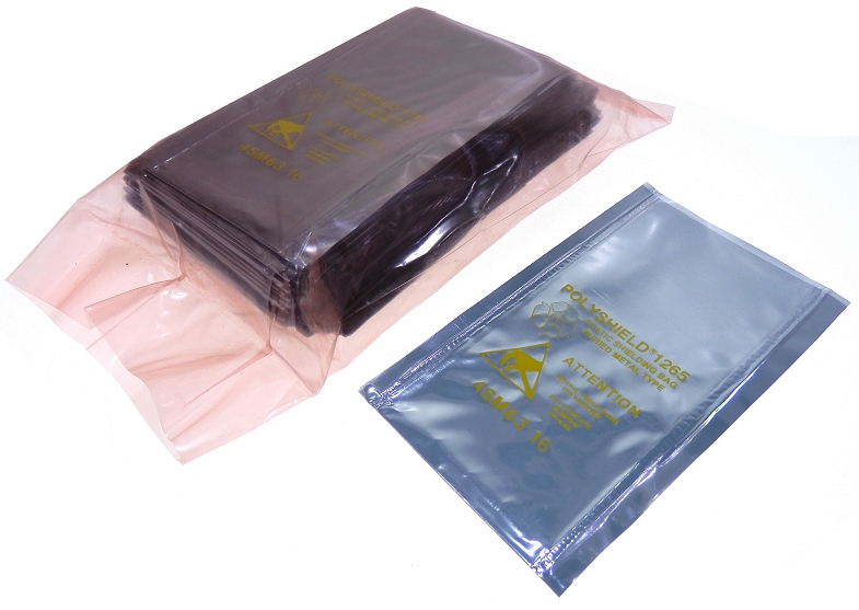 Polyshield 1265 P/N 4SM6316  Static Shielding Bag, Pack of 100,