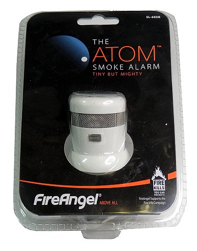 Fire Angel Atom Optical Smoke Alarm SL-602R, Long life 5 year battery, Tiny but mighty. New & Blister Packed