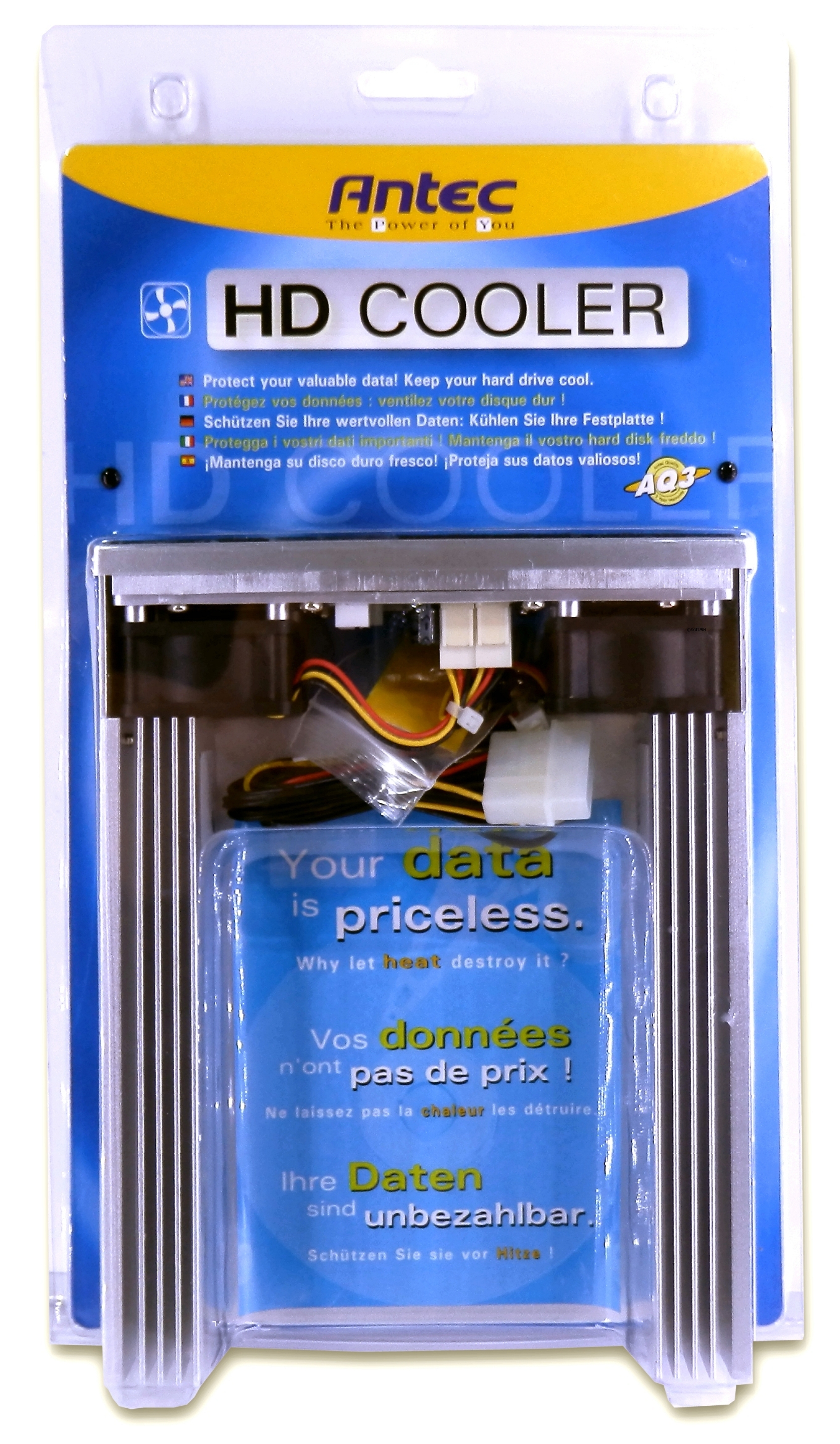 Technical Data Antec HD Cooler 3 1/2" Hard Disk Drive Twin Fan