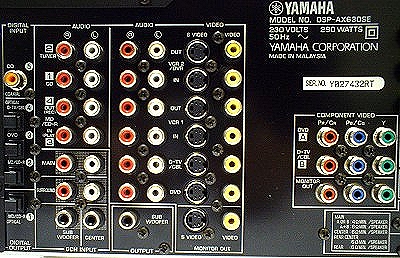 Technical Data - Yamaha DSP-AX630SE AV Amplifier