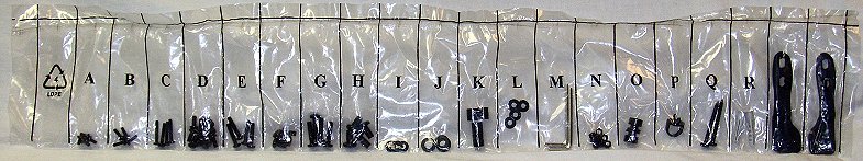 Screw Kit Picture - Logik Small Screen TV Starter Kit LBRKit12 VESA 50, 75, 100, 200mm with HDMI, Antenna cables and cleaning kit