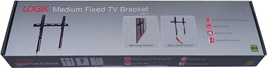 Box - Logik Medium Fixed TV Bracket LFM11X. 23" to 42" to VESA 400 x 400mm