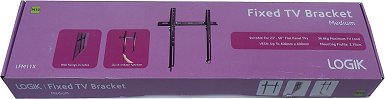 Box - Logik Medium Fixed TV Bracket LFM11X. 23" to 42" to VESA 400 x 400mm