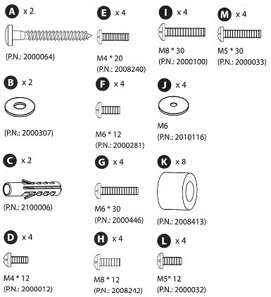 Box - Logik Medium Fixed TV Bracket LFM11X. 23" to 42" to VESA 400 x 400mm