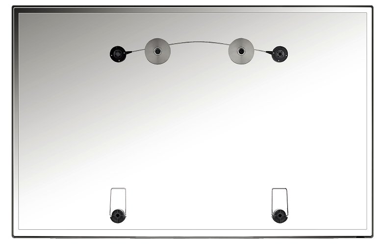 Fitting - Omnimount LEDW120 Suspension LED TV Wire Mount, 400mm, 600mm