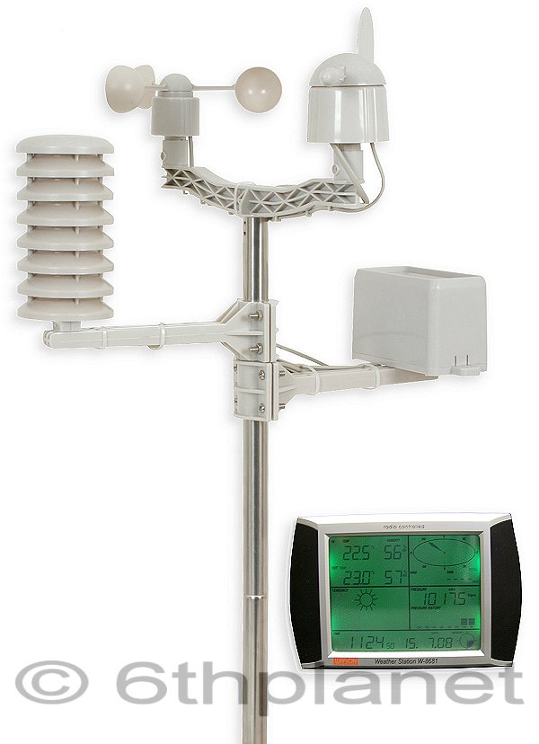 Technical Data USB Wireless Touch screen Weather Station