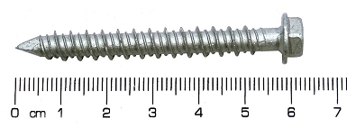 Size - Box of 100 ITW Buildex Spit Stainless Steel Tapcon 6x57mm 1/4"x2-1/4" Hex  Head 3369907 SHW4-214 Concrete Anchor screw HWH-410SS