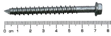 Size - Box of 100 ITW Buildex Spit Stainless Steel Tapcon 6x70mm 1/4"x2-3/4" Hex  Head 3370907 SHW4-234 Concrete Anchor screw HWH-410SS
