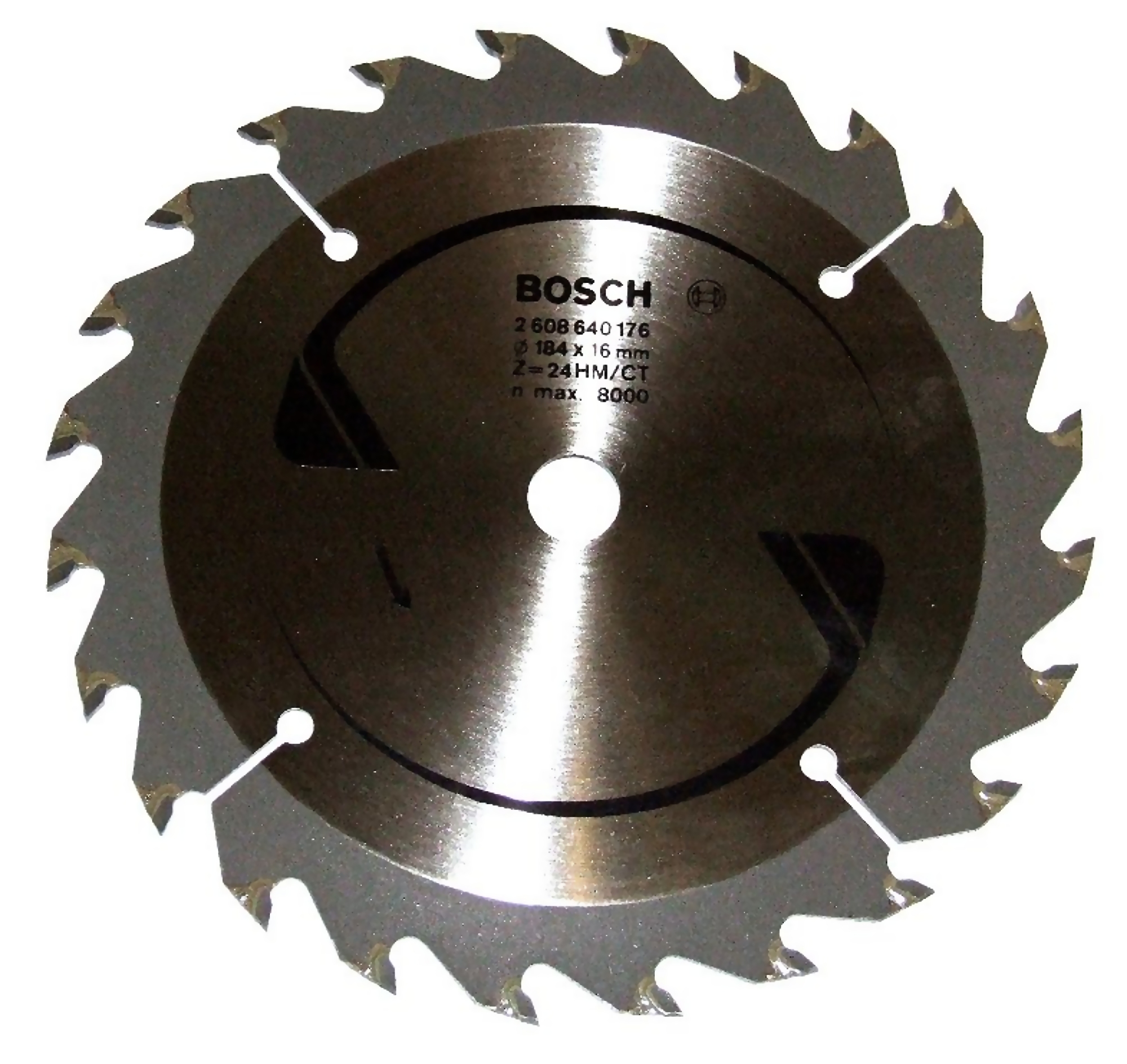 Bosch TCT Circular Saw blade 24T 184mm x2.6mm 16mm C62M