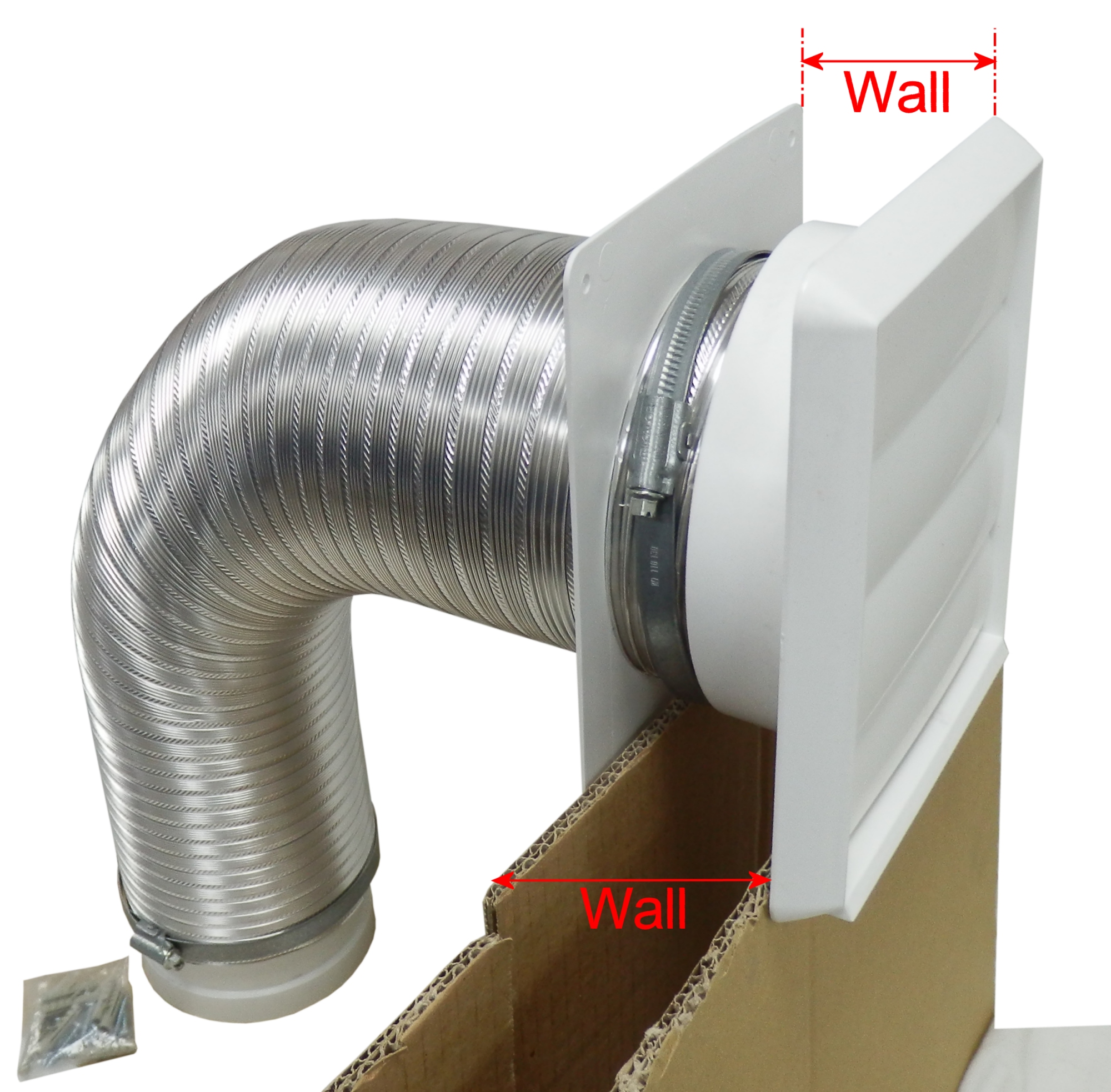 Wpro UVK 120 Universal Cooker hood 1.5m Exhaust Duct Kit Ø 120/125mm eBay