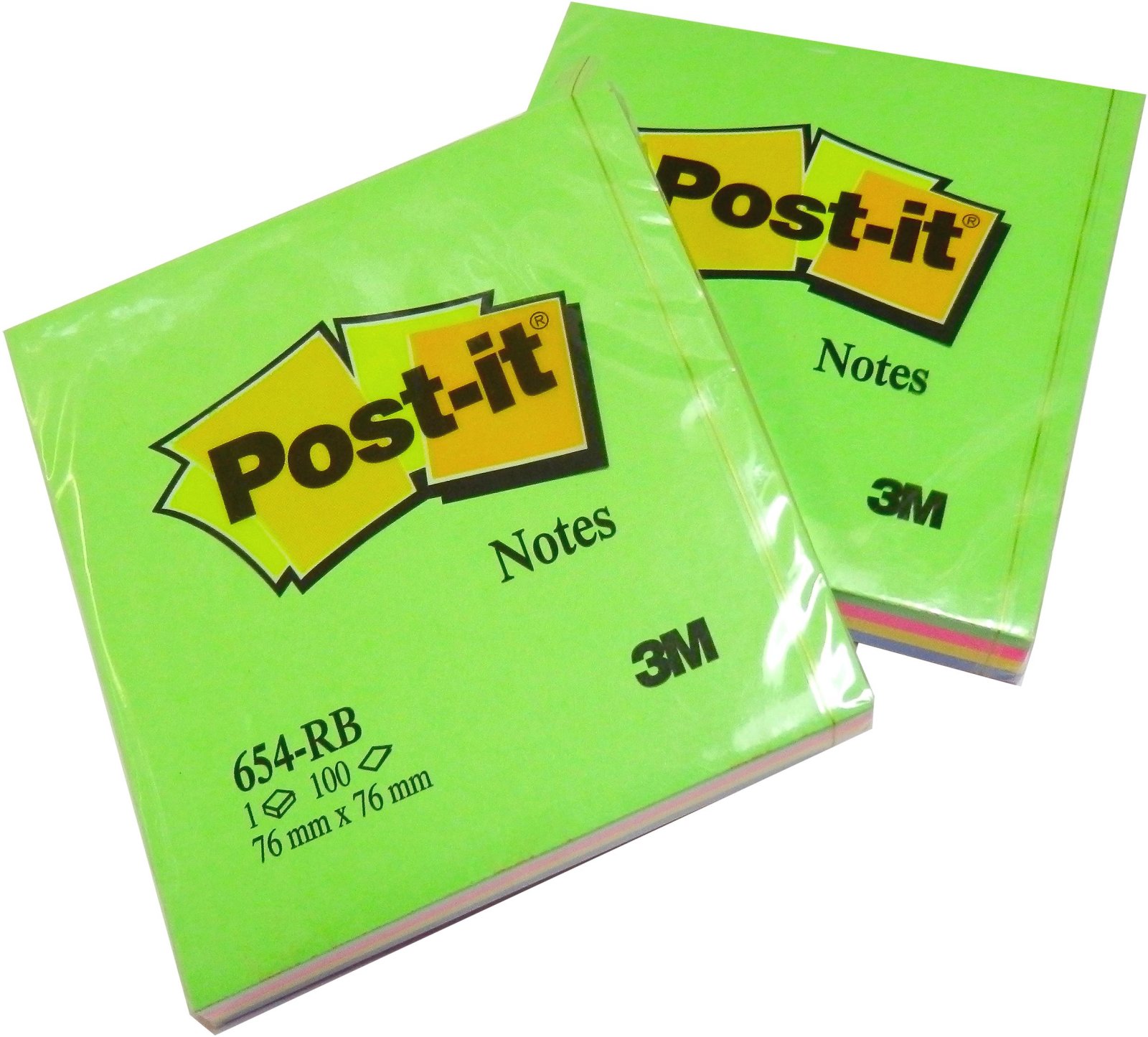 Original 3M Post It Notes Z Notes 654 654RB 655 655RB R330 76x76mm