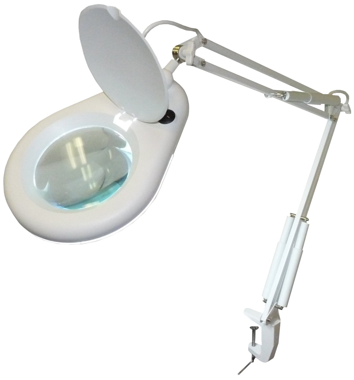 5 Dioptre Slimline Magnifying Lamp 22W Light 5" (125mm) Magnifier Lens