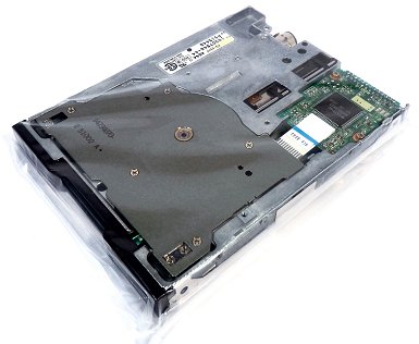 Reverse side in Bag - TEAC FD05HF-4644-U Notebook Floppy drive - Black Part No 19307546-44