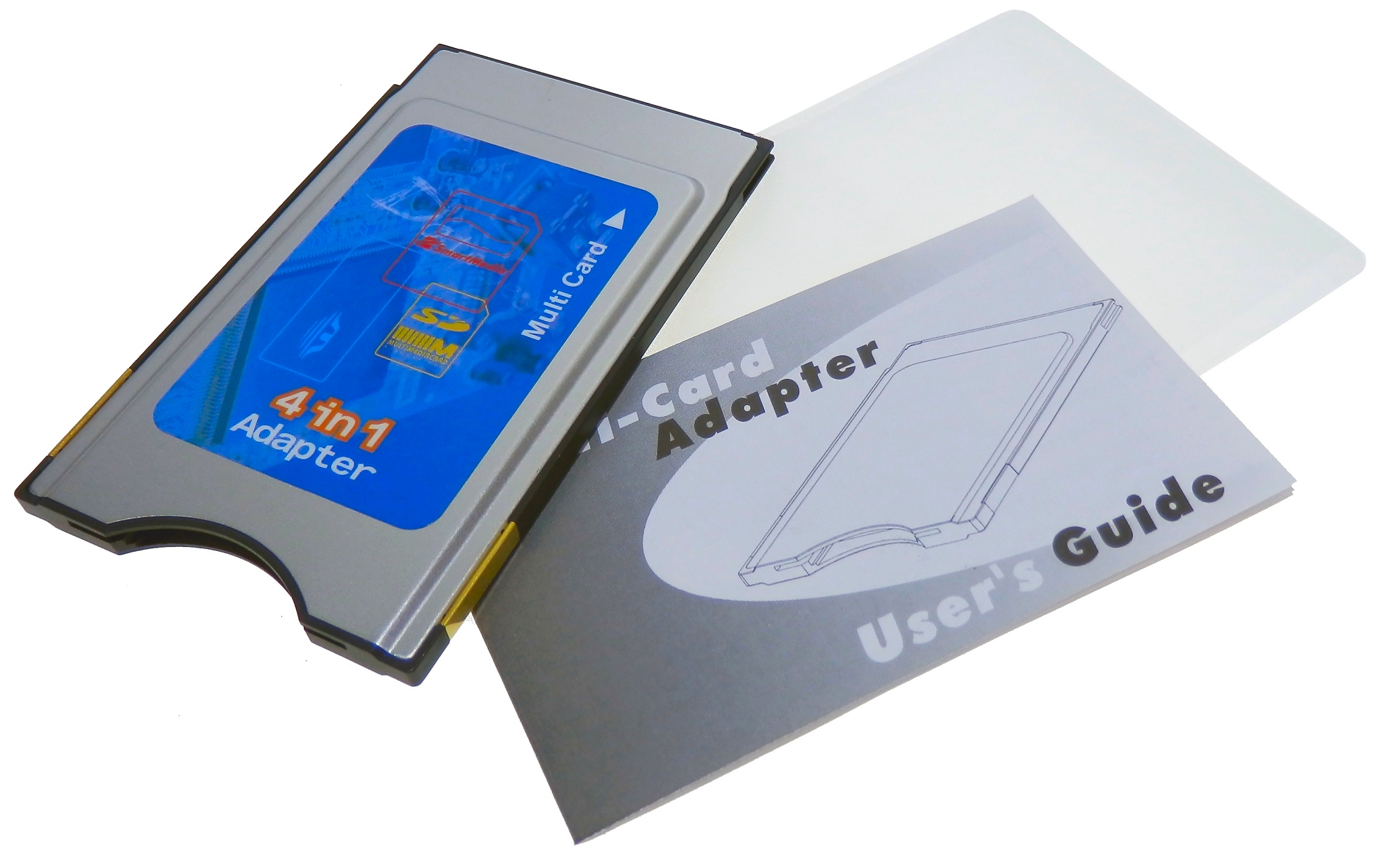 A Open 4in1 Pcmcia Adapter Converts 3 3V SM SD MMC MS Cards TO Type II ...
