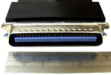 IBM 40G1890 PC Card (PCMCIA) SCSI Controller Connector - Latge 50 Pin SCSI Centronics.