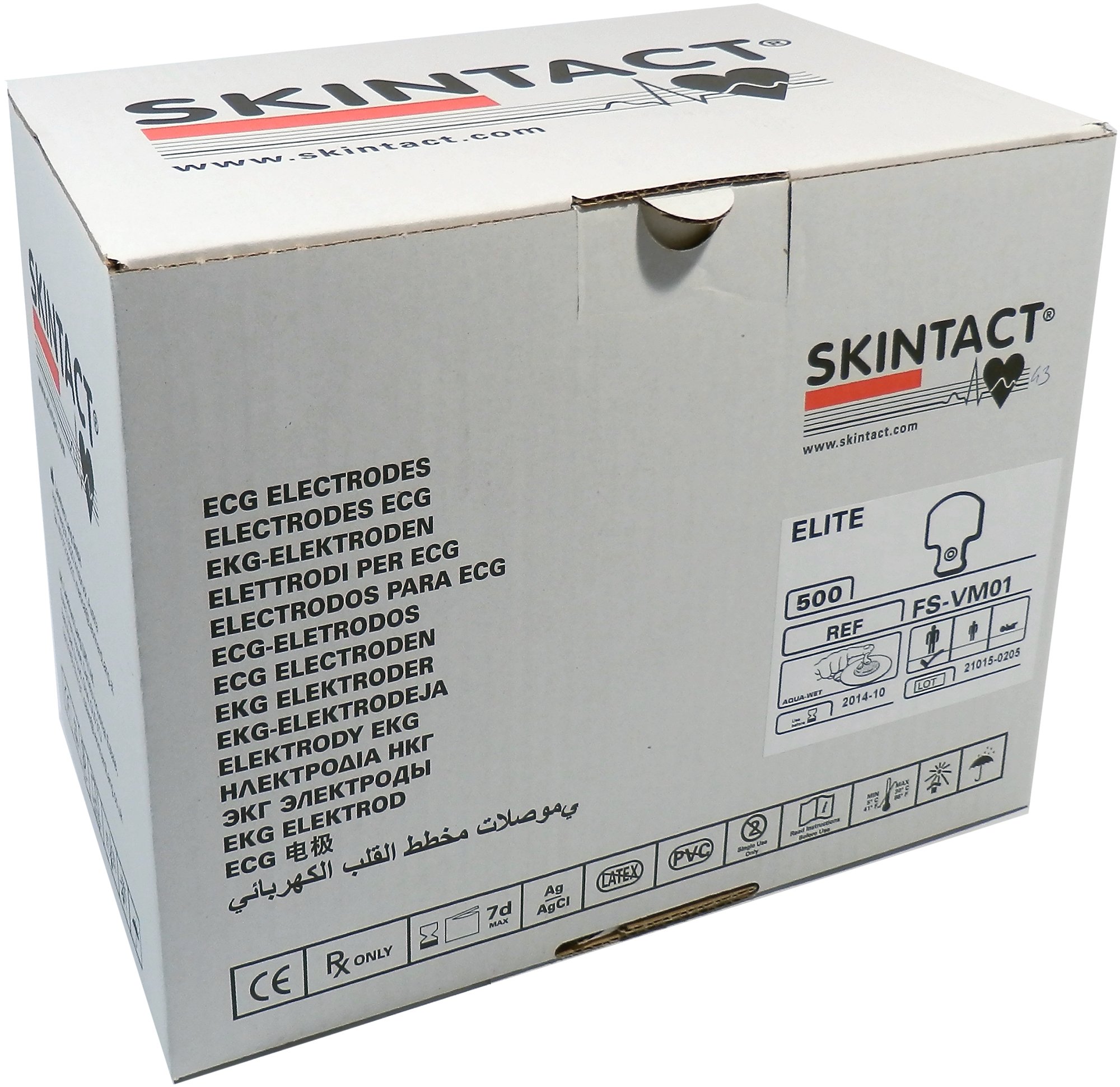 50,100,250,500 SkinTact ELITE FS-VM01 Tab 'n' Snap Offset ECG ...