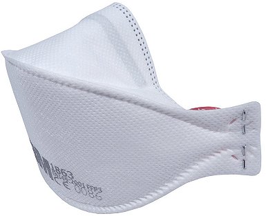 outside mask Picture - Box of 20  3M 1863 Fluid resistant Respirator mask. FFP3 filtering EN 149:2001 Approved for infectious diseases 
such as Avian Flu, TB, SARS and Ebola