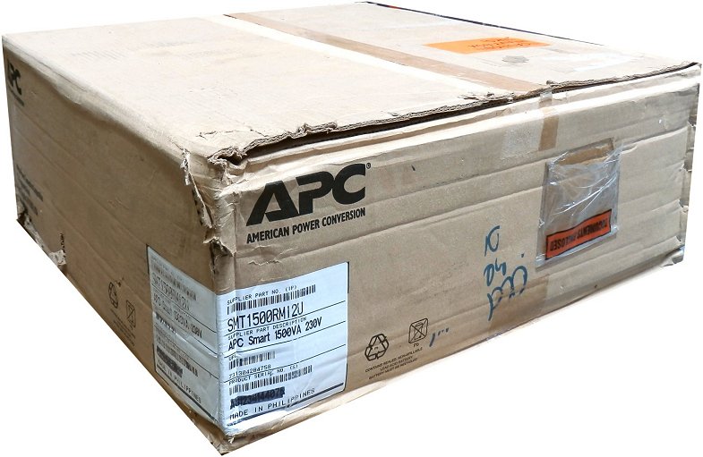 Box Picture - APC UPS SMT1500RMi2U, 1500VA / 1000 Watts, SMT1500RMi2U Line Interactive. New