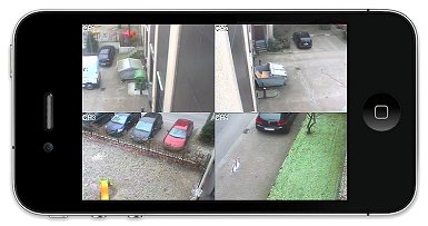 Avtech Eagle Eyes 500GB 4 CH H.264 Network CCTV DVR, 2x CCD Cameras, iPhone Viewing - Front