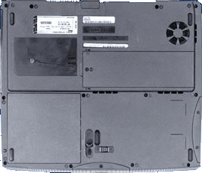 Bottom of machine (Click here to return to Technical Specification)