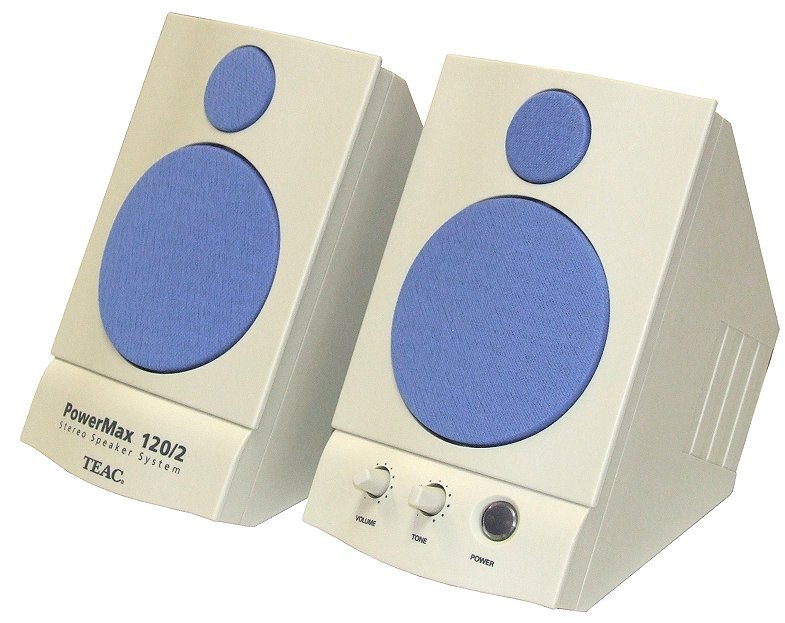 Teac PowerMax 120, 2x 120 Watt pmpo Multimedia Speakers