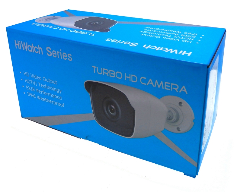  Picture - Box - HikVision HiWatch AHD 3 MP EXIR Bullet Camera with 2.8mm (92° Field of View)
