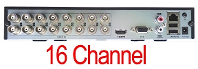  Picture - Rear View - HikVision HiWatch DVR-208Q-F1 8 Channel Turbo HD CCTV DVR with Internet View.