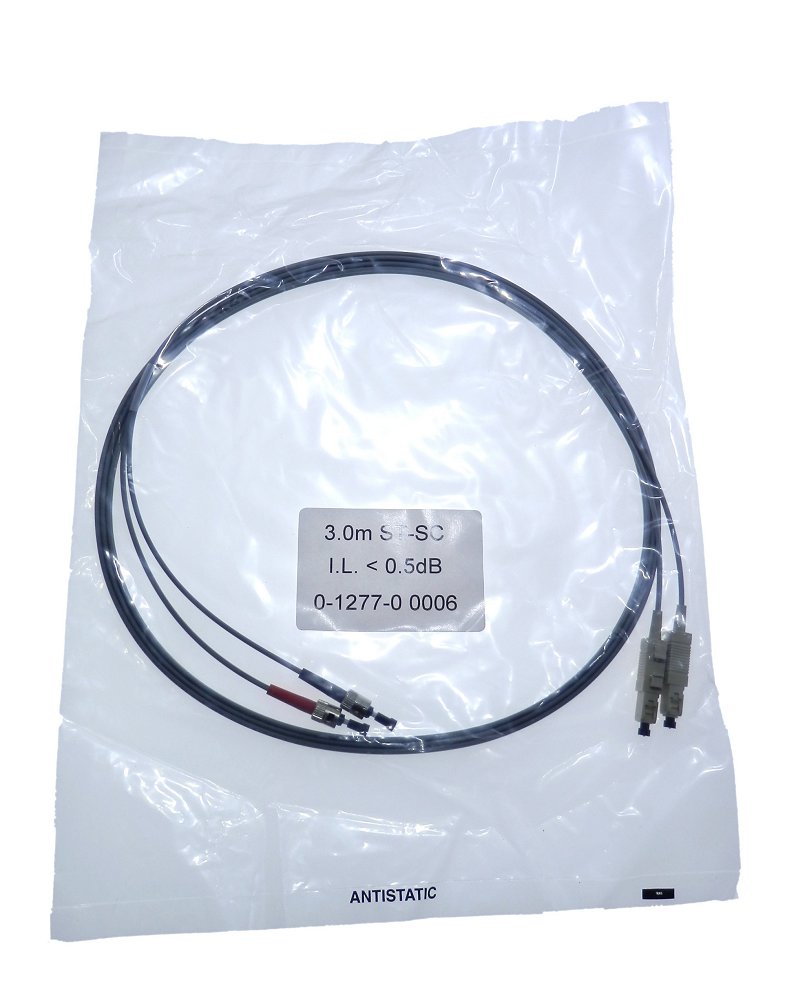  Picture - Bagged xA to xB connector duplex Fibre optic cable xL&nbsp; meters long, xC.