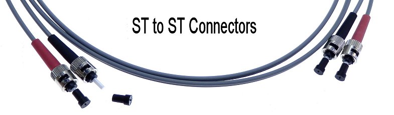 Connector Ends - xA to xB connector duplex Fibre optic cable xL  meters long, xC.