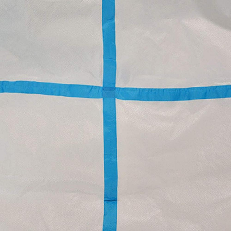 Fully taped seams - Disposable Coverall / Overall / Suit with hood & Cuffs. Fully taped seams