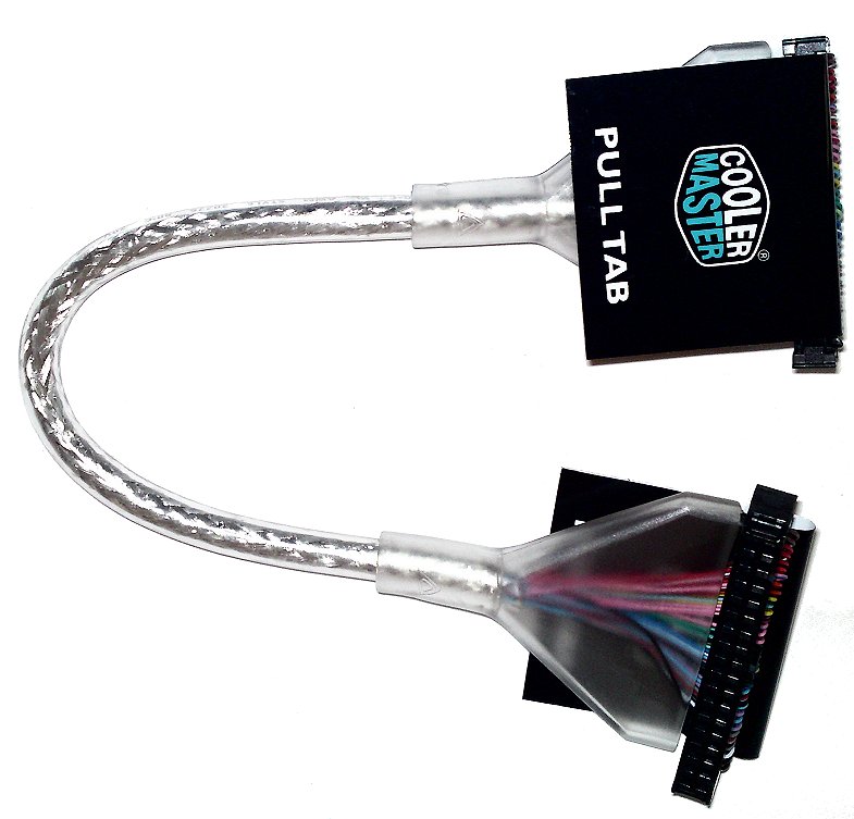 Cooler Master Aerodynamic Transparent Tube Floppy Cable (TTC-F10)
