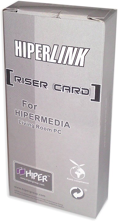Box - This riser card is designed for the Hiper Media Chassis to provide a