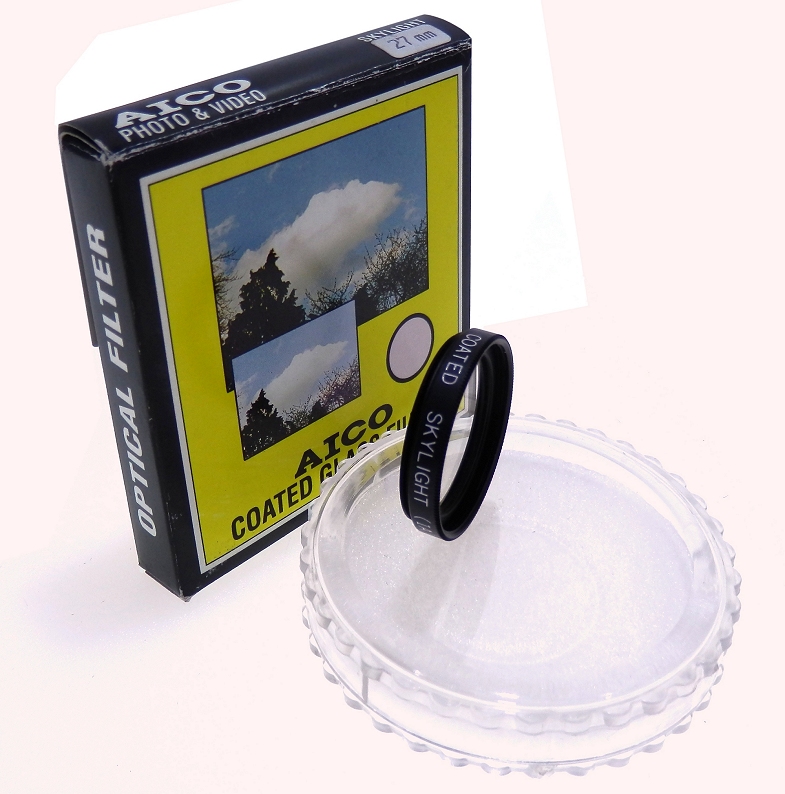 Kit - 27mm Video / Camera Skylight 1A Lens Filter General Use