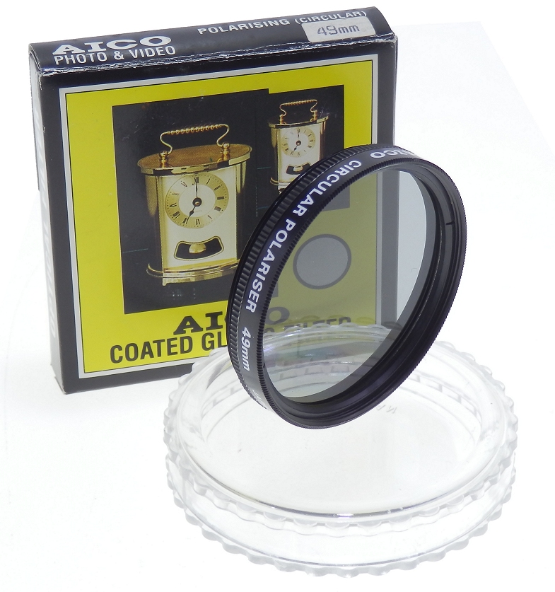 Kit - 49mm Video Camera Polarising (Circular) Lens Filter General Use