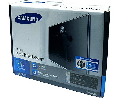Technical Data - Samsung WMN2000A Ultra Slim Wall Mount, LED TV's - See