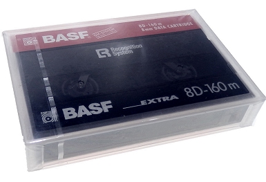 BASF 20/40Gb 8D-160m 8mm data Tape for 8mm Exabyte. Mammoth